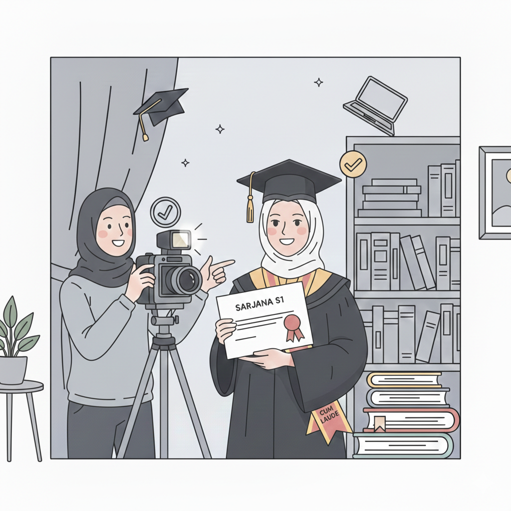 PELAKSANAAN FOTO IJAZAH (S1) ANGKATAN 2021